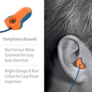 Howard Leight Laser Trak Polycord and Single-Use Detectable Foam Earplugs. Box/100 Pairs