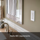 Leviton Self-Test SmartlockPro Slim GFCI Tamper-Resistant Receptacle with LED Indicator