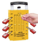 Master Lock 503YLW Group Lock Box for Lockout/Tagout, Steel, Yellow