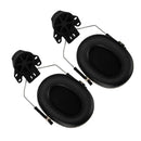 3M Safety H6P3E Ear Muffs, 21DB Hearing Protection Helmet Hat Mounted Earmuffs Ear Defenders for Heavy-Duty Engineering, Foundry, Steel Mills, Mining - Black