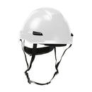 Dynamic Rocky Industrial White Climbing Helmet with Polycarbonate/ABS Shell, Nylon Suspension, Wheel Ratchet Adjustment, ANSI Type 1 and Electrical Class E, One Size Fits All, (280-HP141R-01)