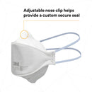 PK/440: 3M Aura Particulate Respirator 9205+, N95 Disposable Respirators, Individually Wrapped, 3 Panel Flat Fold Design Allows for Facial Movements, Comfortable, NIOSH Approved