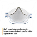 PK/20: 3M Aura Particulate Respirator 9205+, N95 Disposable Respirators, Individually Wrapped, 3 Panel Flat Fold Design Allows for Facial Movements, Comfortable, NIOSH Approved