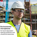 3M PELTOR TEP-200 Tactical Earplug Kit, NRR 23dB, Rechargeable, Noise Reduction, Construction, Law Enforcement black