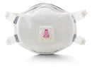 3M Disposable Particulate Cup Respirator 8293 P100 with Cool Flow Exhalation Valve, Adjustable Buckle Straps and Noseclip, Face Seal, Individually Packaged