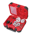Milwaukee 49-22-4095 Electricians Ice Hardened Hole Saw Kit, 10-Piece