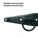 3M DBI-SALA 2103677 Anchor for Roof, Reusable, Compact Anchor for Flat Or Sloped Wood Roofs with D-Ring, Black