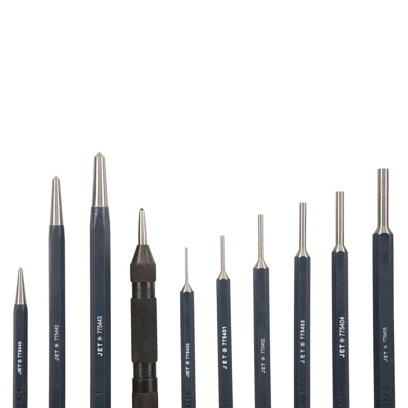 JET Punch and Chisel Set - with Storage Pouch - 24 Pieces