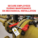 Blind Flange Lockout, 3-1/2 to 12 in Pipe