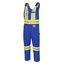 Pioneer V2540450-M Premium Cotton Overall Bib Work Pants, Blue, Size Medium-Each