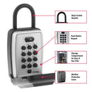 PK/3: Master Lock Lock Box, Set Your Own Combination Push Button Portable Key Safe, 3-1/8 in. Wide, 5422D