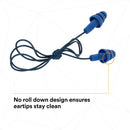 3M E-A-R UltraFit 40048 E-A-R UltraFit Metal Detectable Corded Earplugs 340-4017 in Econopack Dispenser Box 12" Height 9.25" Length 6.25" Width Elastomeric Polymer One Size Blue