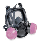 PK/2: Honeywell North 54001S Threaded Connection Low Maintenance Full Face Respirator, 4 Point Suspension