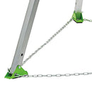 PeakWorks V85011-7' (2 m) Tripod with Chain and Pulley - Confined Space