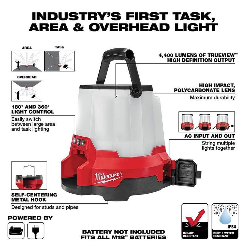 MILWAUKEE ELEC Tool 2145-20 M18 Radius LED