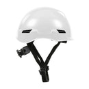 Dynamic Rocky Industrial White Climbing Helmet with Polycarbonate/ABS Shell, Nylon Suspension, Wheel Ratchet Adjustment, ANSI Type 1 and Electrical Class E, One Size Fits All, (280-HP141R-01)