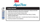 3M Aqua-Pure Under Sink Dedicated Faucet Replacement Water Filter Cartridge, fo