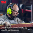 PK/2" 3M PELTOR MT73H7A4610NA LiteCom Plus Headset Headband Style Hearing Protection, 2-Way Radio, Noise-Cancelling Speech Microphone, Hands-Free Protective Communication