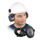 3M X5P3E Peltor Black Model X5P3E/37279(AAD) Cap Mount Hearing Conservation Earmuffs, English, 14.573 fl. oz, Plastic, 4.6" x 8.2" x 6.7"