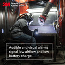 3M Adflo PAPR and 3M Versaflo M-Series Helmet Kit with 3M Speedglas Welding Shield, 38-1101-00SW, Li-ion Battery, Black