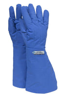 National Safety Apparel G99CRBEPLGEL Nylon Taslan and PTFE Elbow Waterproof Safety Glove, Cryogenic, 17" - 18" Length, Large, Blue