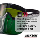 JACKSON SAFETY GPL530 Premium Safety Goggles with detachable Faceshield