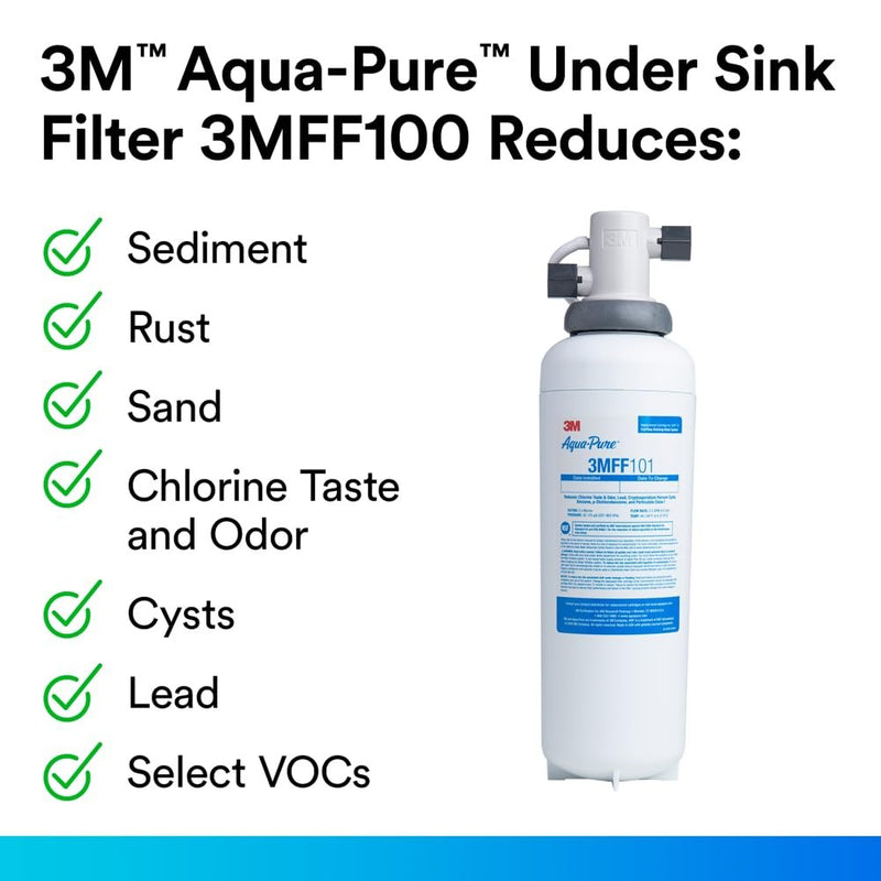 PK/2: 3M Aqua Pure 3MFF101 Residential Full Flow Replacement Filter Cartridge