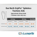 Due North GripPro Spikeless Ice Cleats - Perfect for Transitioning Between Indoor/Outdoor Surfaces - 22 Hi-Vis Chevrons for Maximum Grip