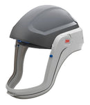 3M Versaflo M-401 Respiratory Helmet, No Visor and Shroud, Gray. Each