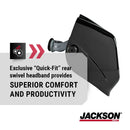 Jackson Safety Insight Variable Auto Darkening Welding Helmet, HaloX, ADF, Black