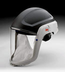 PK/3: 3M Versaflo Respiratory Hard Hat Assembly M-305, with Standard Visor and Face Seal, Gray, Medium