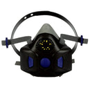 3M Respirator, Secure Click Half Face Reusable Respirator with Speaking Diaphragm and Push Button Seal Check, HF-801SD, Sweeping, Sanding, Grinding, Sawing, Dust, Small