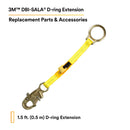 3M DBI-SALA 18" Polyester Web D-Ring Extender