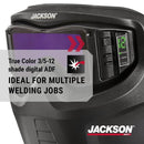 Jackson Safety 46200 Rebel ADF Welding Mask and Hood Kit, 1.38" x 3.54" Viewing Area