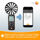TESTO Propeller Anemometer 417 100 mm with Connection app-TESTO-0563 0417