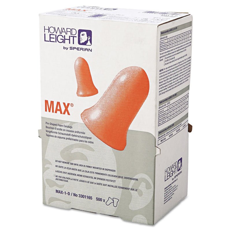 Howard Leight By Honeywell Ear Plugs, 33dB, W/o Cord, Univ, 500 Pack