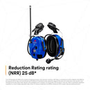 3M PELTOR WS LiteCom PRO III Headset - Hard Hat Attached - Intrinsically Safe - MT73H7P3E4D10NA-50