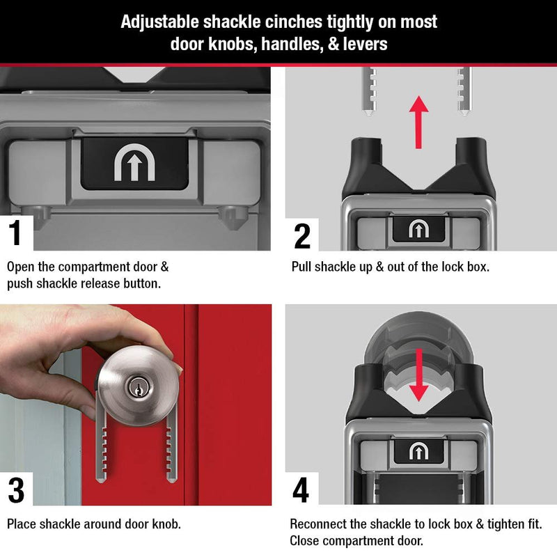 Master Lock 5401D Select Access Wall-Mounted Key Storage Box with Set-Your-Own Combination Lock