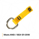3M DBI-SALA Fall Protection for Tools, 1500003,Attachment Point with Single D-Ring, 05" X 225", On One End for Tools Up to 2 lb.s, 10-Pack