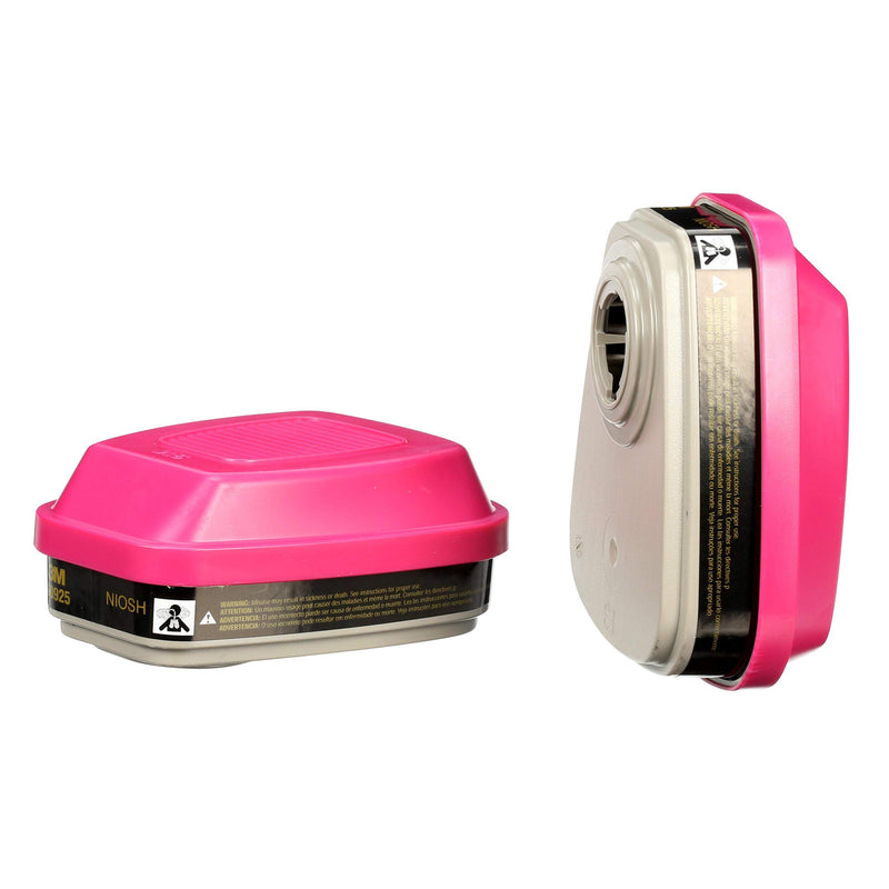 Case/30 Pairs: 3M P100 Respirator Cartridge/Filter 60925 Helps Protect Against Formaldehyde, Organic vapors and Particulates