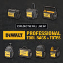 DEWALT Tool Backpack - Ergonomic, 43 Pockets, Water Resistant Compartment (DWST560102)