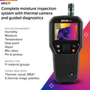 FLIR MR277 Moisture Meter, MSX IR Camera & Hygrometer for Building Inspection