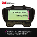 Case/2: 3M Speedglas Auto Darkening Welding Helmet 04-0100-20NC-CA (Sensitivity 4 Level TIG10A & MIG/MAG, Stick)