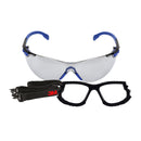 3M™ Solus Protective Eyewear with Clear Scotchgard™ Anti-Fog Lens, S1101SGAF, Black/Blue, Pack of 20