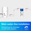 3M Aqua-Pure AP101T Whole House Water Filter Housing, Standard, 1 High, Transparent Plastic