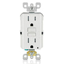Leviton Self-Test SmartlockPro Slim GFCI Tamper-Resistant Receptacle with LED Indicator