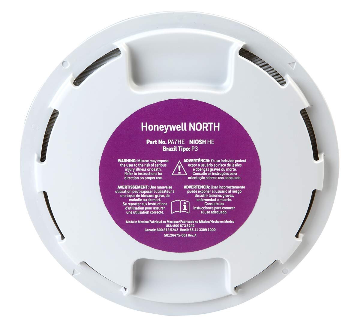 P100 HEPA Filter for Honeywell North Primair 700 Series PAPR. (Box of