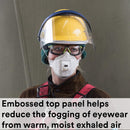 3M Aura Particulate Disposable Respirator 9211+ with Cool Flow Valve, N95, Smoke, Grinding, Sanding, Sawing, Sweeping, Woodworking, Dust, 10/Pack