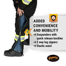 Insulated Waterproof Overall Safety Bib Pants - Easy Boot Access