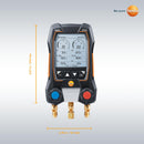Testo 550s Smart Digital Manifold Kit with Wireless Temperature Probes, -14 to 870 psi
